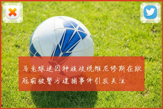 马竞球迷因种族歧视维尼修斯在欧冠前被警方逮捕事件引发关注
